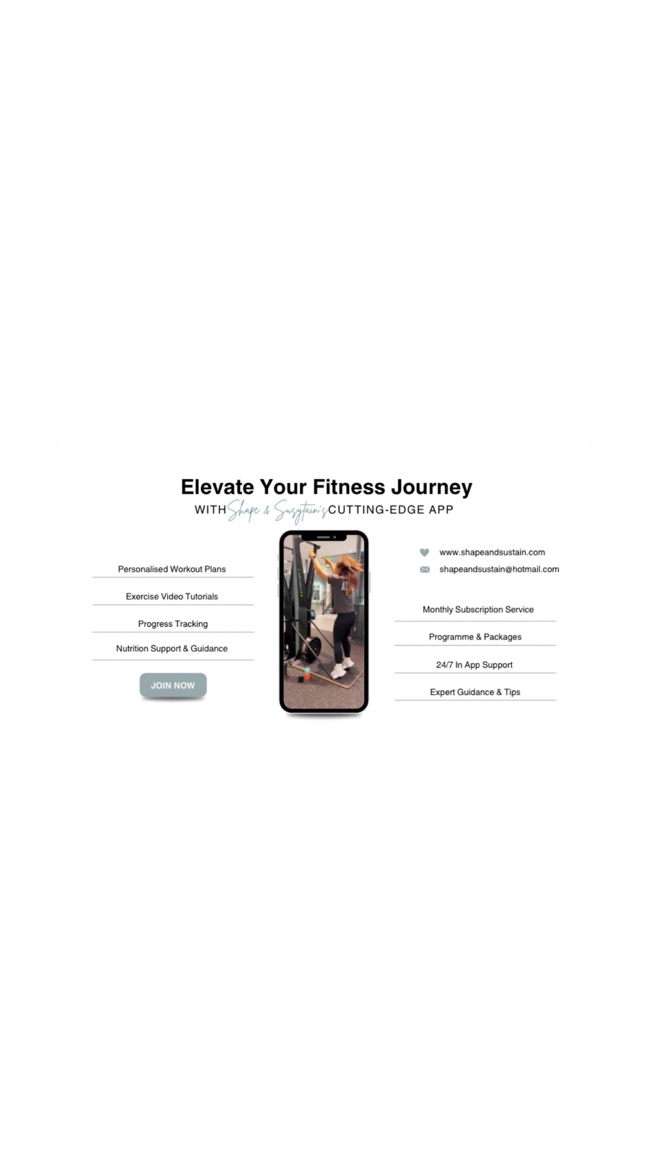 Shape sustain monthly subscription shape sustain